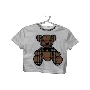 Burberry unisex Danny Check Bear Tee